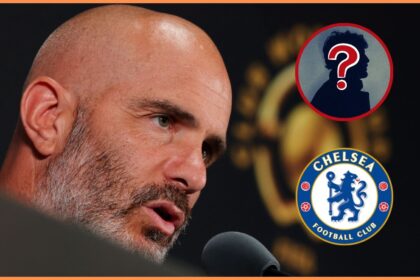 Chelsea manager Enzo Maresca at a press conference