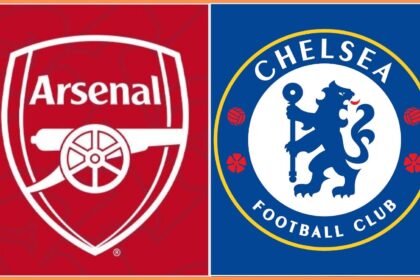 Arsenal and Chelsea badges