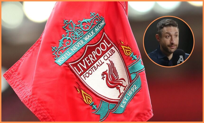 Liverpool FC logo and David Ornstein