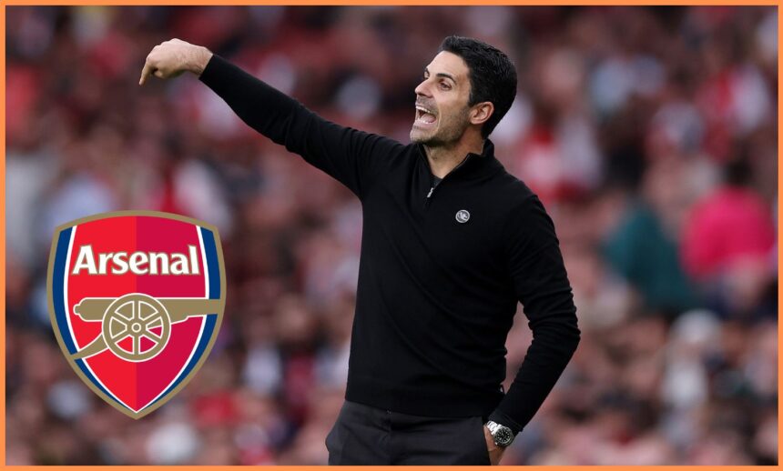 Arsenal manager Mikel Arteta at the Emirates Stadium