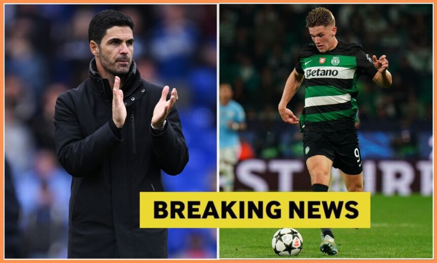 Mikel Arteta and Viktor Gyokeres