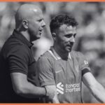 Diogo Jota and Arne Slot