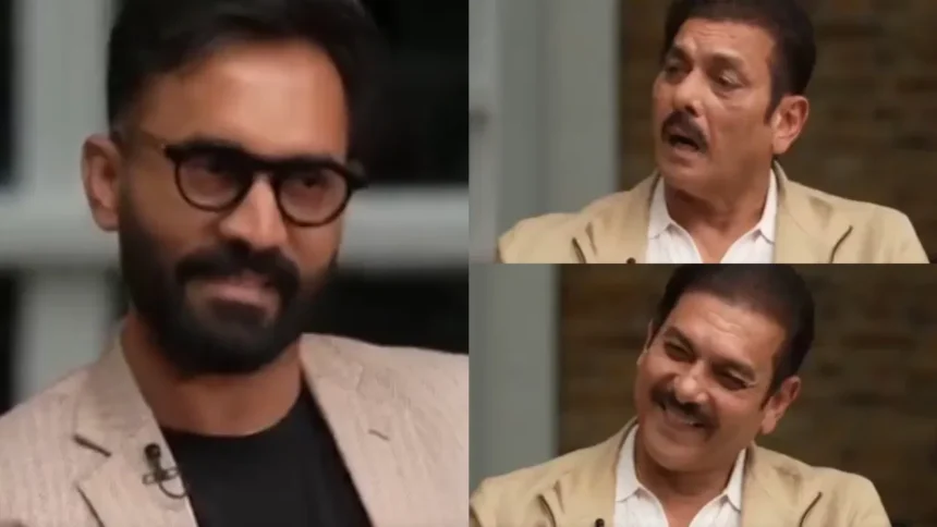 Dinesh Karthik and Ravi Shastri