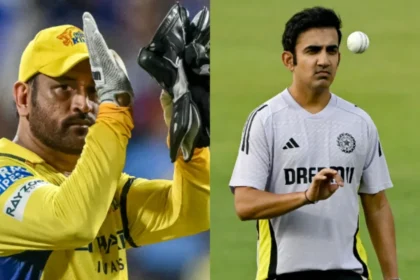 MS Dhoni and Gautam Gambhir, CSK, India