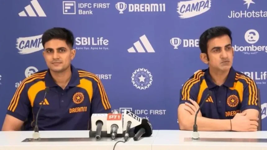 India Coach Gautam Gambhir Shubman Gill