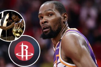 Gilbert Arenas choose whether Kevin Durant or Houston Rocket organizations will be under more pressure