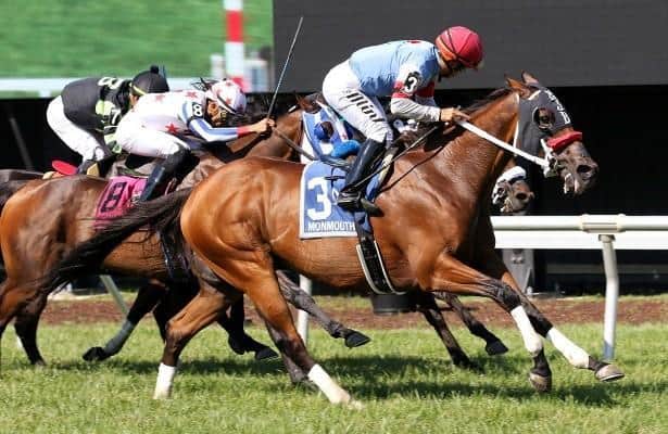 He wins the same bet at Monmouth for the fifth consecutive year