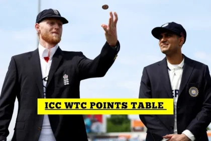 ICC World Test Championship Points Table WTC Table After India Vs England