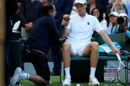 Jannik Sinner cancels Wimbledon practice after an elbow injury
