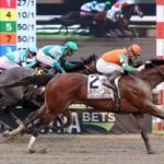 Journalism Headline Monmouth Park's Haskell Stakes Lagged to win a Rally