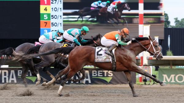 Journalism Headline Monmouth Park's Haskell Stakes Lagged to win a Rally