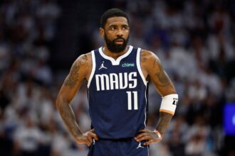 Kyrie Irving has a strong response to the discussion of the top 100 players in the NBA. "Who cares about me..."