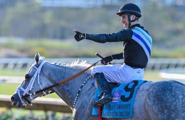 Lovesick Blues (18-1) is upset at Bing Crosby in Del Mar