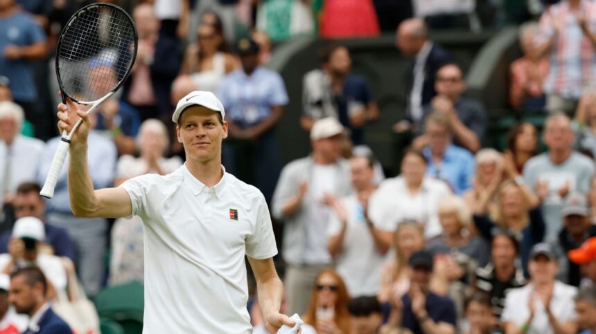 No. 1 Jannik Sinner Cruises to Round 16 at Wimbledon 2025