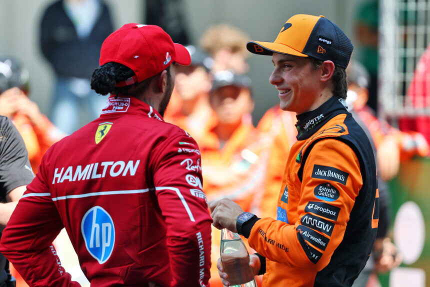 Oscar Piastry on track to break the notable Lewis Hamilton Records at F1 2025