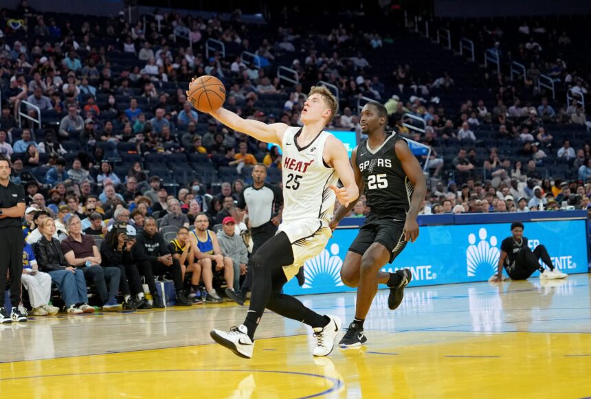 Per Larson was blown away by what he saw from Casparas Jaccionis in the Summer League.