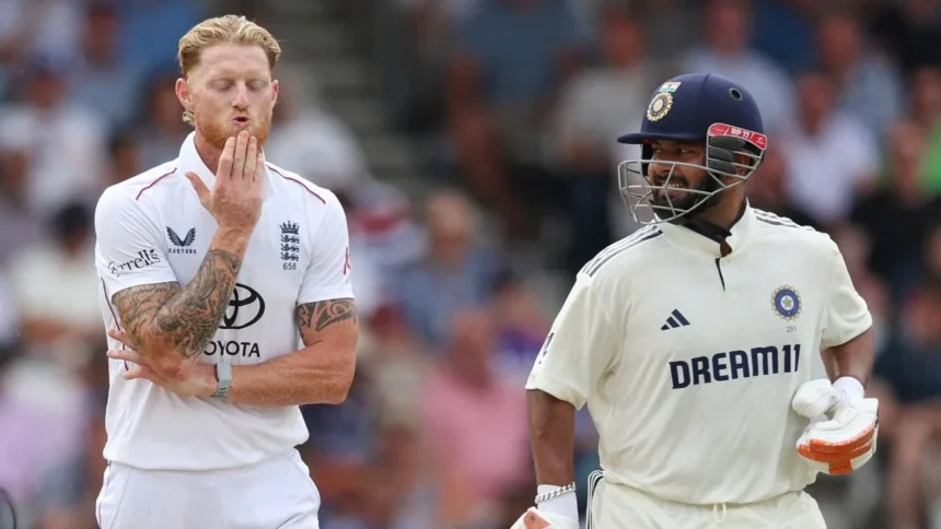 Rishabh Pant And Ben Stokes India