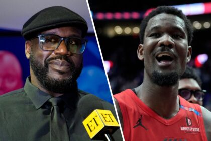 Shaquille O'Neal said "Don't be next..." when La Lakers star DeAndre Ayton was drafted.