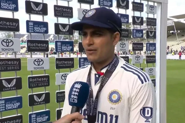 Shubman Gill Post Match Test