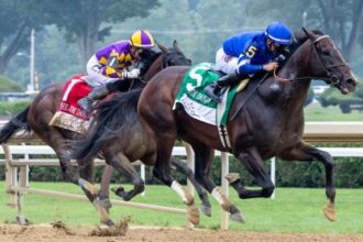Sovereign cranks for traver along with Jim Dandy scores in Saratoga