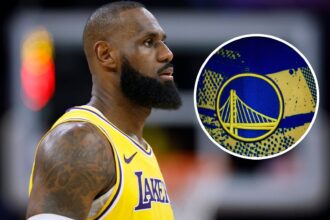 The Golden State Warriors "thinked" after LeBron James chose the final year of his contract with the La Lakers
