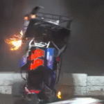 Updated NASCAR's Stewart Friesen after a horrifying, fiery collision