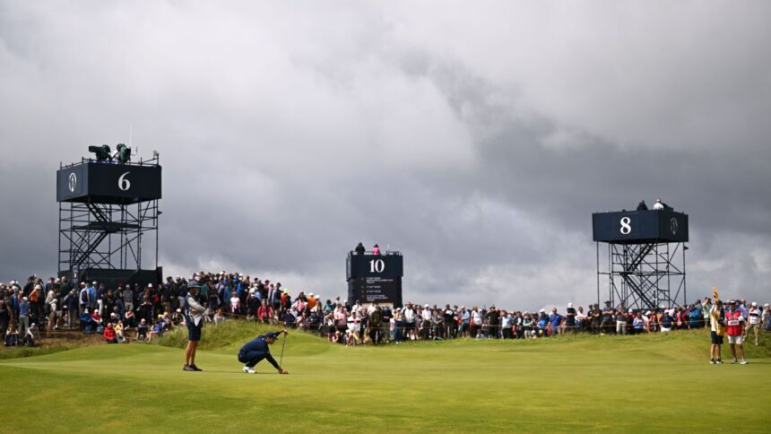 Views and sounds of the second round of the Open Championship