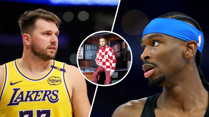 Why Nick Wright calls for a comparison of Shy Gilgauss Alexander, saying that Luka Donsick's criticism "goes too far"