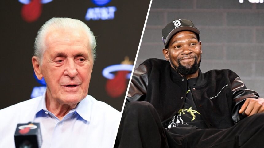 Zach Lowe says that Pat Riley and the Miami Heat had a "look in the mirror" moment during Kevin Durant's trade talk, which was unsuccessful