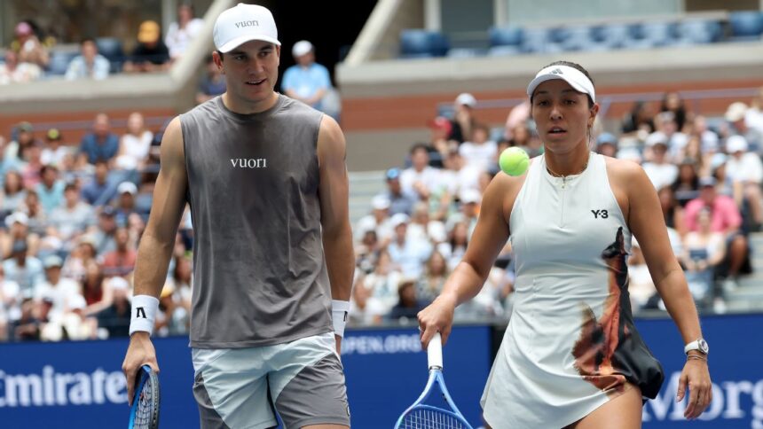 The set-set semifinals have been improved on the US open mix double stonament