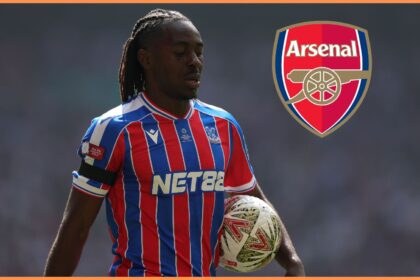 Eberechi Eze Arsenal logo