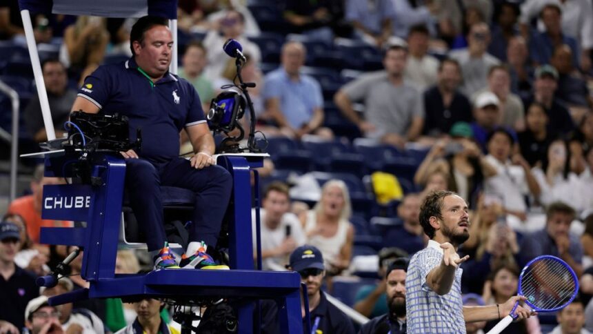 Medvedev flips open matches to us after angry fans delayed serve