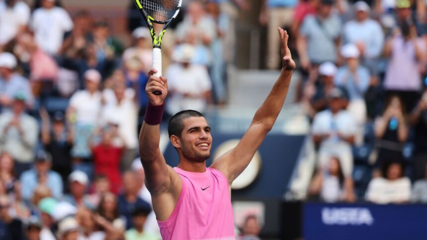 Carlos Alcaraz arrives in the US open quarter without dropping the set