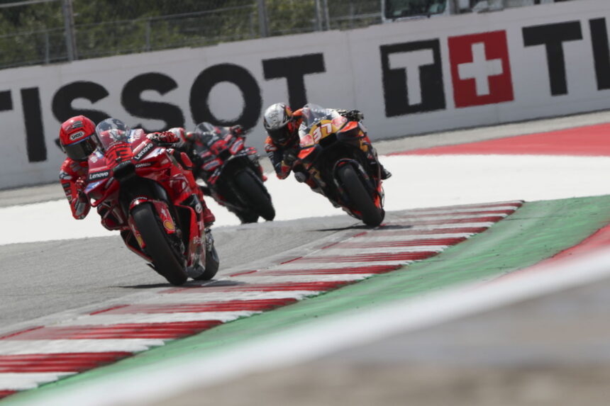 2025 Austria MotoGP: Mark Marquez maintains a sprint winning streak, and Pecco Bagnaia retires