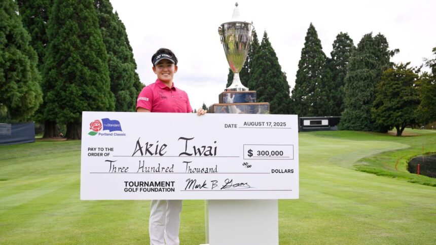 Akie Iwai wins the Portland Classic and joins the sisters as Rookie LPGA Tour Champion