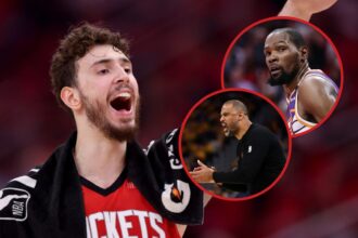 Alperen Sengun has a strong response to Kevin Durant's concerns about the rocket, and Ime Udoka said, "That's not a problem..."