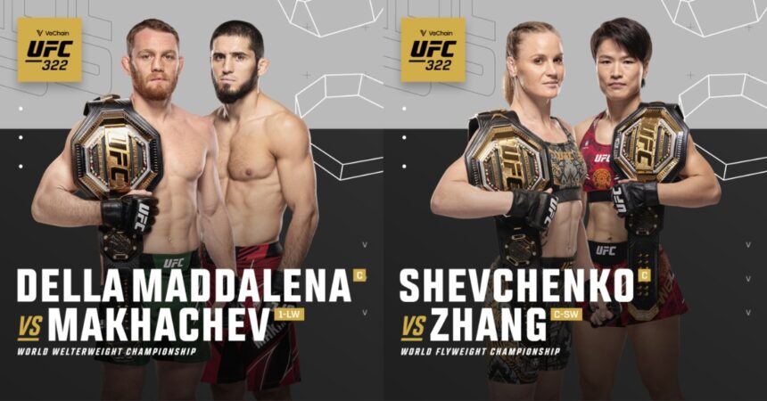 Breaking - 'JDM' vs. Islam Makhachev, Valentina Shevchenko vs. Zhang Weili Official For UFC 322