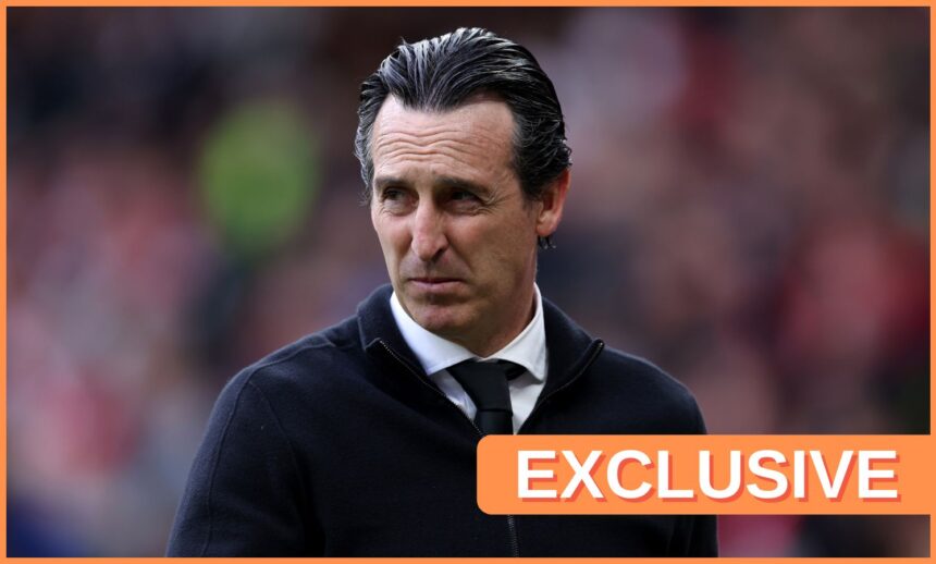 Aston Villa manager Unai Emery