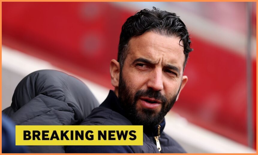 Man United manager Ruben Amorim