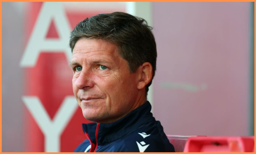 Crystal Palace manager Oliver Glasner