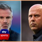 Jamie Carragher and Arne Slot