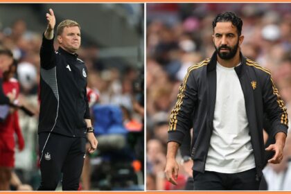 Eddie Howe and Ruben Amorim