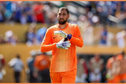 Gianluigi Donnarumma in action for PSG at the Club World Cup