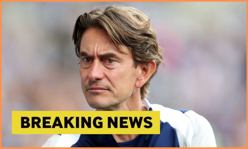 Tottenham manager Thomas Frank
