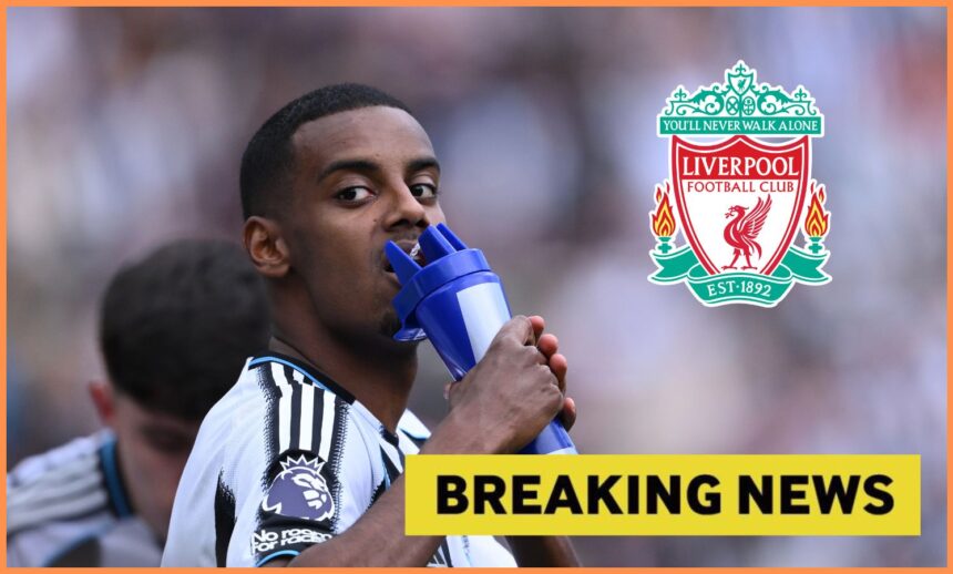 Newcastle United striker Alexander Isak