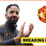 Ruben Amorim applauds the Manchester United fans
