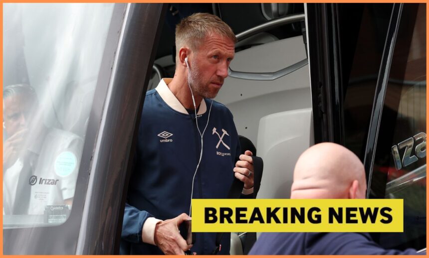 "Under Pressure" - Insider provides a terrible update on Graham Potter's future as West Ham Manager