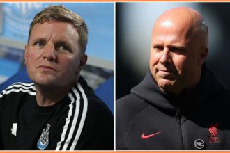 Eddie Howe and Arne Slot