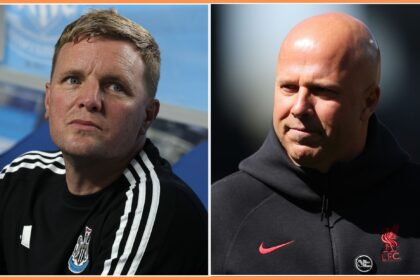 Eddie Howe and Arne Slot