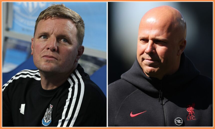 Eddie Howe and Arne Slot